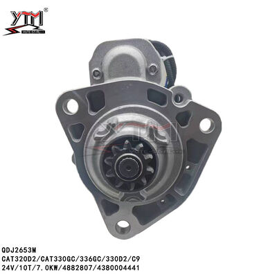 QDJ2653M 24V 10T 7.0KW CAT320D2 CAT330GC 336GC 330D2 C9 motor de arranque 4882807 4380004441 STN5861ML STN5861SK 438000-4441