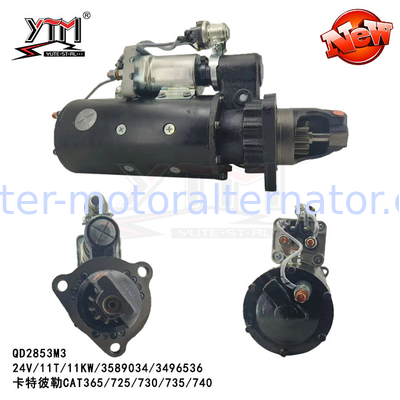 QD2853M3 Starter Motor For Caterpillar CAT365/725/730/735/740 3589034 3496536