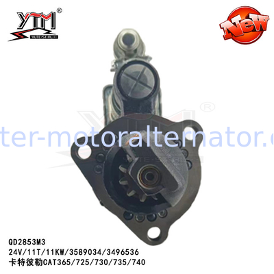 QD2853M3 Starter Motor For Caterpillar CAT365/725/730/735/740 3589034 3496536