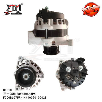 Alternador de camiones pesados de 28 V 80 A para Sany 141002010002B,F000BL07UF