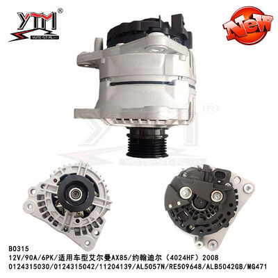 0124315030/0124315042/11204139/AL5057N/RE509648/ALB5042GB/MG471 12V 90A 6PK ALTERNADOR para el hombre de John Deere