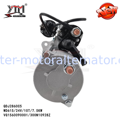WD615 24V motor starter for Weichai  W618  HOWO SINOTRUK ZZ3325N VG1560090001 300N10928Z QDJ2860C5