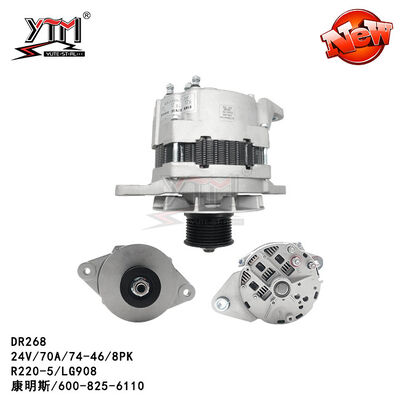 Alternador auto 600-825-6110 de DR268 R220-5 LG908 24V 70A 8PK