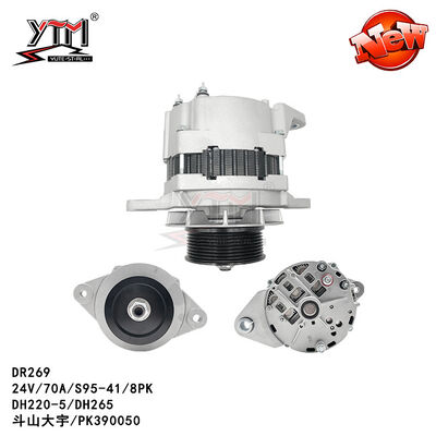 Motor eléctrico S95-41 8PK PK390050 del alternador de DR269 DH220-5 DH265 70A