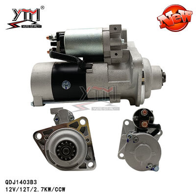 CCW QDJ1403B3 1403B3 del motor de arrancador de motor de 12V 12T 2.7kw