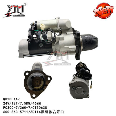 ARRANCADOR CW de CT50638 24V 12T PARA NIKKO KOMATSU 6D114 600-863-5711 6008133632
