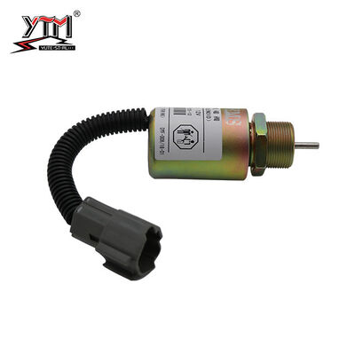 Solenoide SA-3725-12 1751ES 30A87-10044 PJ7415747 de la parada de los accesorios 12V  del excavador